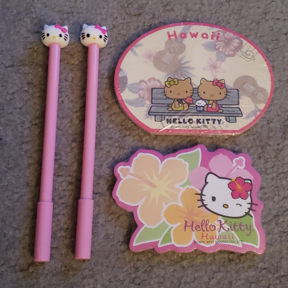 Hello Kitty Hawaii Exclusive Post It Note SET